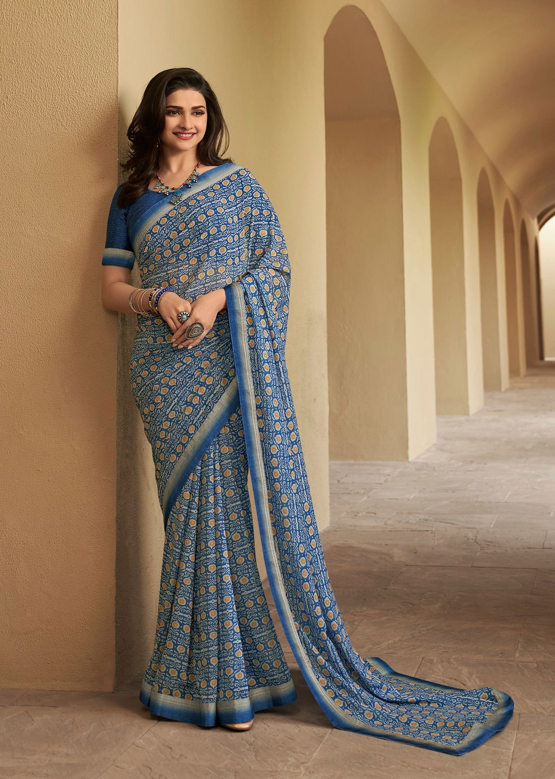 Gaurvi By Gc Printed Georgette Daily Wear Sarees Catalog